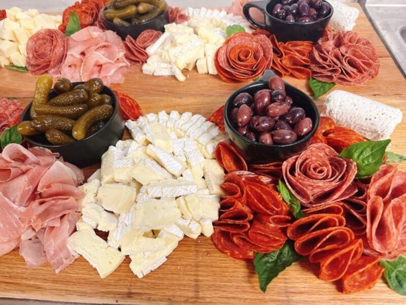 Artfully arranged charcuterie for Ann Arbor events